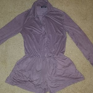 Dusty purple romper